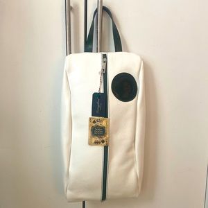 Bag For Golf Shoes - White and Green